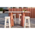 Барний табурет Frozen Square Stool 6342 C2 White (6342C2)2